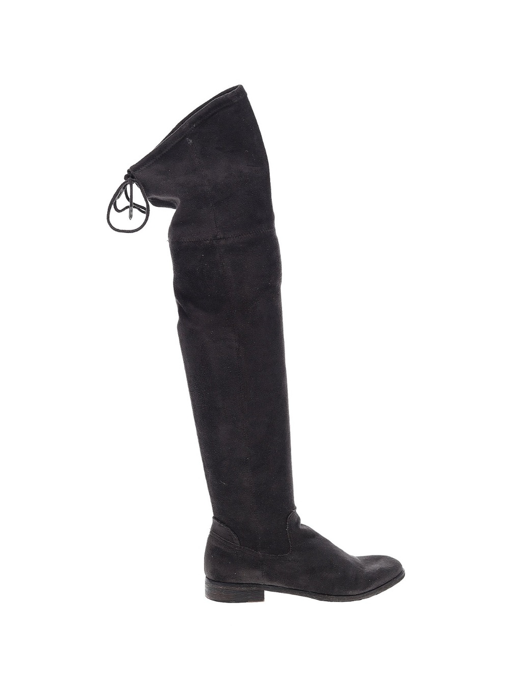 Black Over-the-Knee Suede Riding Boots size 7